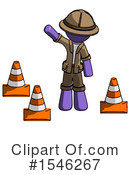 Purple Design Mascot Clipart #1546267 by Leo Blanchette