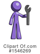 Purple Design Mascot Clipart #1546269 by Leo Blanchette