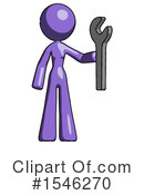 Purple Design Mascot Clipart #1546270 by Leo Blanchette