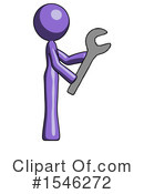 Purple Design Mascot Clipart #1546272 by Leo Blanchette