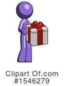 Purple Design Mascot Clipart #1546279 by Leo Blanchette