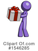 Purple Design Mascot Clipart #1546285 by Leo Blanchette
