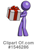 Purple Design Mascot Clipart #1546286 by Leo Blanchette