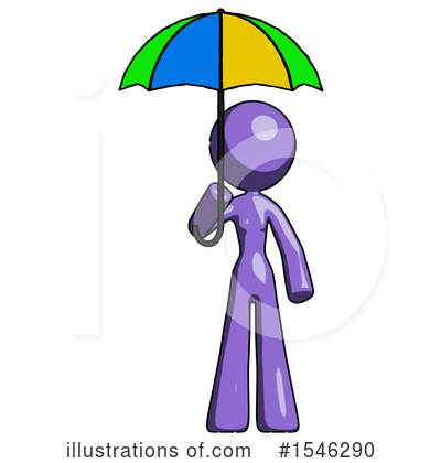 Royalty-Free (RF) Purple Design Mascot Clipart Illustration by Leo Blanchette - Stock Sample #1546290