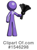 Purple Design Mascot Clipart #1546298 by Leo Blanchette