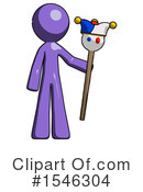 Purple Design Mascot Clipart #1546304 by Leo Blanchette
