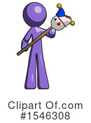 Purple Design Mascot Clipart #1546308 by Leo Blanchette
