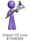 Purple Design Mascot Clipart #1546309 by Leo Blanchette