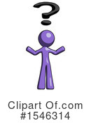 Purple Design Mascot Clipart #1546314 by Leo Blanchette