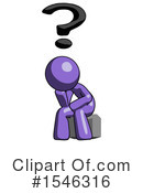 Purple Design Mascot Clipart #1546316 by Leo Blanchette