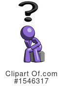Purple Design Mascot Clipart #1546317 by Leo Blanchette