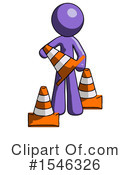 Purple Design Mascot Clipart #1546326 by Leo Blanchette
