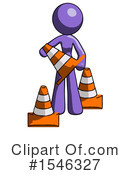 Purple Design Mascot Clipart #1546327 by Leo Blanchette