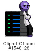Purple Design Mascot Clipart #1548128 by Leo Blanchette