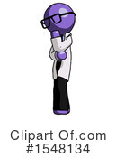 Purple Design Mascot Clipart #1548134 by Leo Blanchette