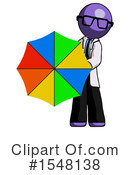 Purple Design Mascot Clipart #1548138 by Leo Blanchette