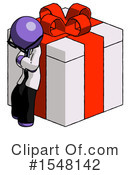Purple Design Mascot Clipart #1548142 by Leo Blanchette