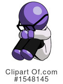 Purple Design Mascot Clipart #1548145 by Leo Blanchette