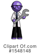Purple Design Mascot Clipart #1548148 by Leo Blanchette