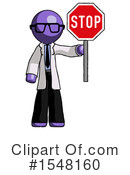 Purple Design Mascot Clipart #1548160 by Leo Blanchette