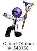 Purple Design Mascot Clipart #1548168 by Leo Blanchette