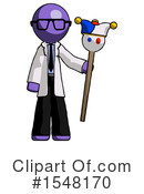 Purple Design Mascot Clipart #1548170 by Leo Blanchette