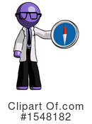 Purple Design Mascot Clipart #1548182 by Leo Blanchette