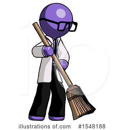 Royalty-Free (RF) Purple Design Mascot Clipart Illustration by Leo Blanchette - Stock Sample #1548188