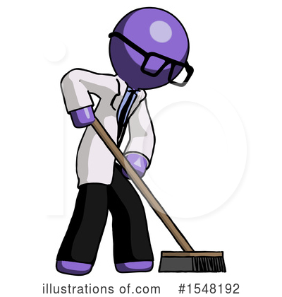 Royalty-Free (RF) Purple Design Mascot Clipart Illustration by Leo Blanchette - Stock Sample #1548192