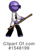 Purple Design Mascot Clipart #1548199 by Leo Blanchette