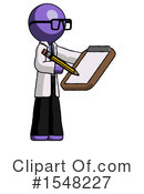 Purple Design Mascot Clipart #1548227 by Leo Blanchette