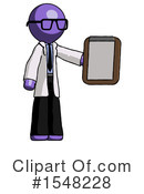 Purple Design Mascot Clipart #1548228 by Leo Blanchette