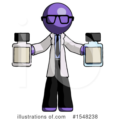 Royalty-Free (RF) Purple Design Mascot Clipart Illustration by Leo Blanchette - Stock Sample #1548238