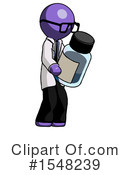 Purple Design Mascot Clipart #1548239 by Leo Blanchette