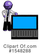 Purple Design Mascot Clipart #1548288 by Leo Blanchette