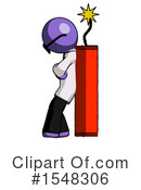 Purple Design Mascot Clipart #1548306 by Leo Blanchette