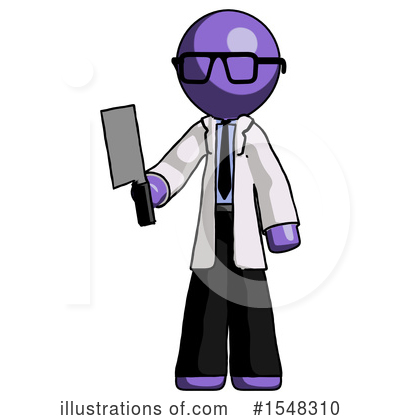 Royalty-Free (RF) Purple Design Mascot Clipart Illustration by Leo Blanchette - Stock Sample #1548310