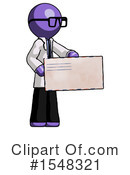 Purple Design Mascot Clipart #1548321 by Leo Blanchette