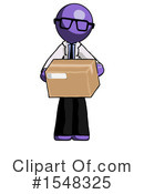 Purple Design Mascot Clipart #1548325 by Leo Blanchette