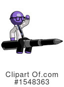Purple Design Mascot Clipart #1548363 by Leo Blanchette