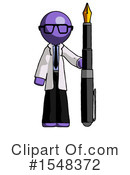 Purple Design Mascot Clipart #1548372 by Leo Blanchette