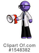 Purple Design Mascot Clipart #1548382 by Leo Blanchette