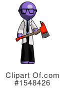 Purple Design Mascot Clipart #1548426 by Leo Blanchette