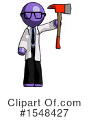 Purple Design Mascot Clipart #1548427 by Leo Blanchette