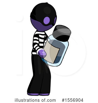 Royalty-Free (RF) Purple Design Mascot Clipart Illustration by Leo Blanchette - Stock Sample #1556904