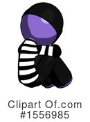 Purple Design Mascot Clipart #1556985 by Leo Blanchette