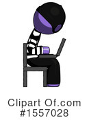 Purple Design Mascot Clipart #1557028 by Leo Blanchette