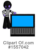 Purple Design Mascot Clipart #1557042 by Leo Blanchette