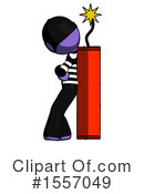 Purple Design Mascot Clipart #1557049 by Leo Blanchette