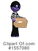 Purple Design Mascot Clipart #1557080 by Leo Blanchette